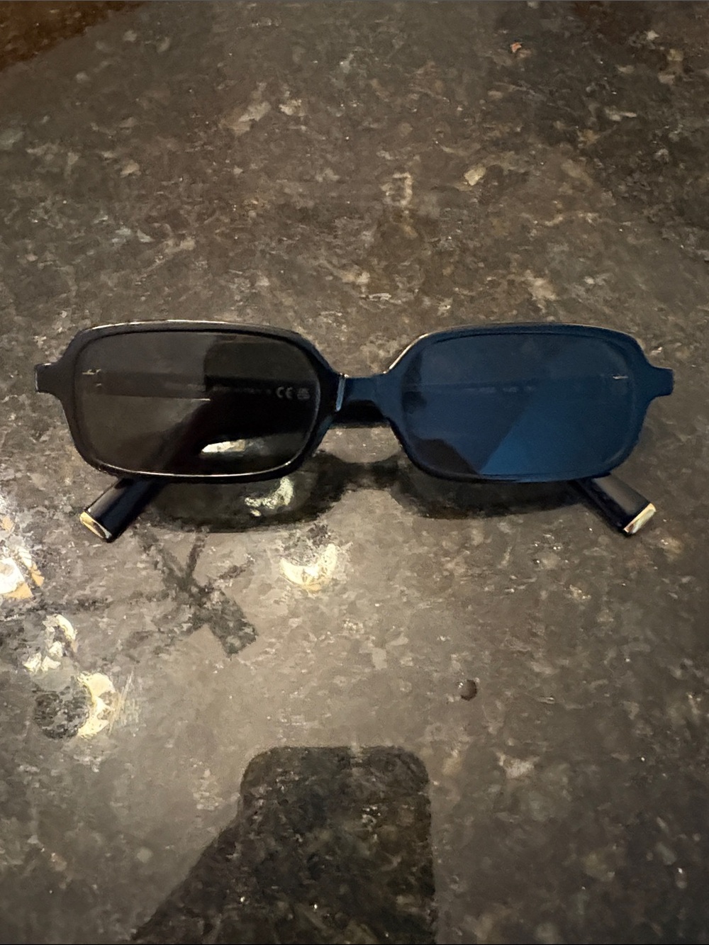 Miu Miu Black Sunglasses Temple Detail